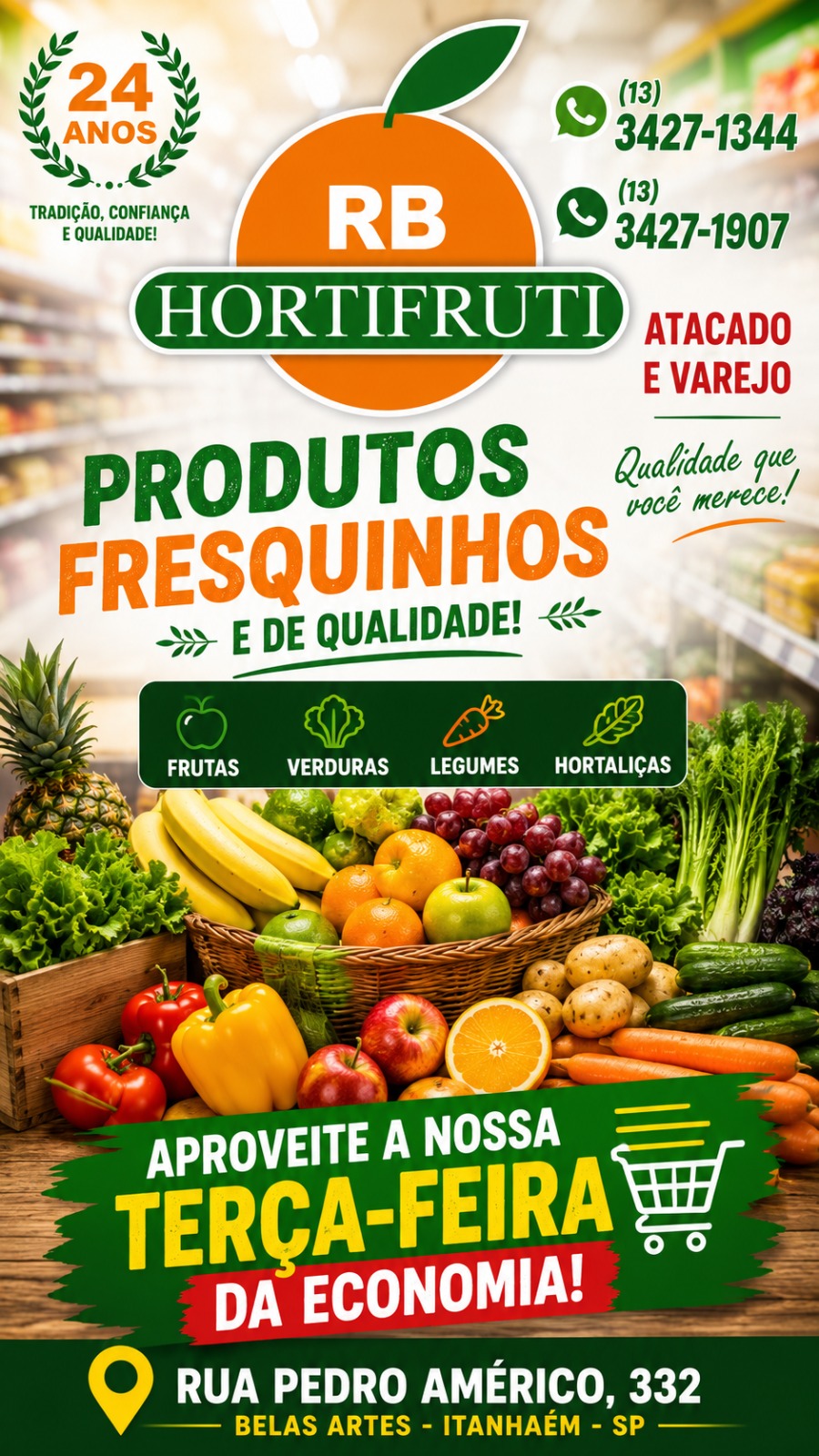Hortifruti RB - Sacolão de Itanhaém